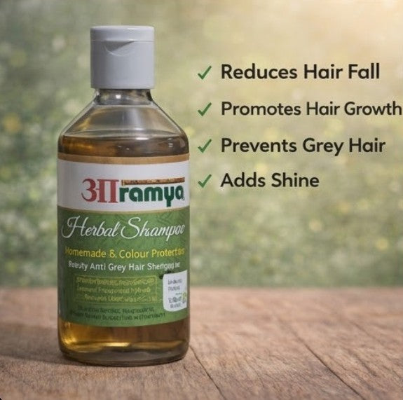 Herbal Shampoo (No Conditioner Needed – Natural Hair Care) (250ml)