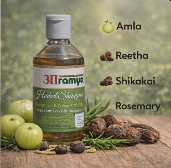 Herbal Shampoo (No Conditioner Needed – Natural Hair Care) (250ml)